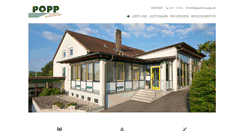 Desktop Screenshot of parkett-popp.de